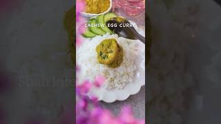 CASHEW EGG CURRY RECIPE 🤤😋| BY SHAB KITCHENS | #shorts #shortsfeed