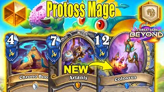 NEW Protoss Mage Is Incredibly Strong! Best New Mage The Great Dark Beyond Mini-Set | Hearthstone