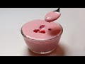 Strawberry Yogurt Recipe | Healthy Sugar Free Homemade Dessert