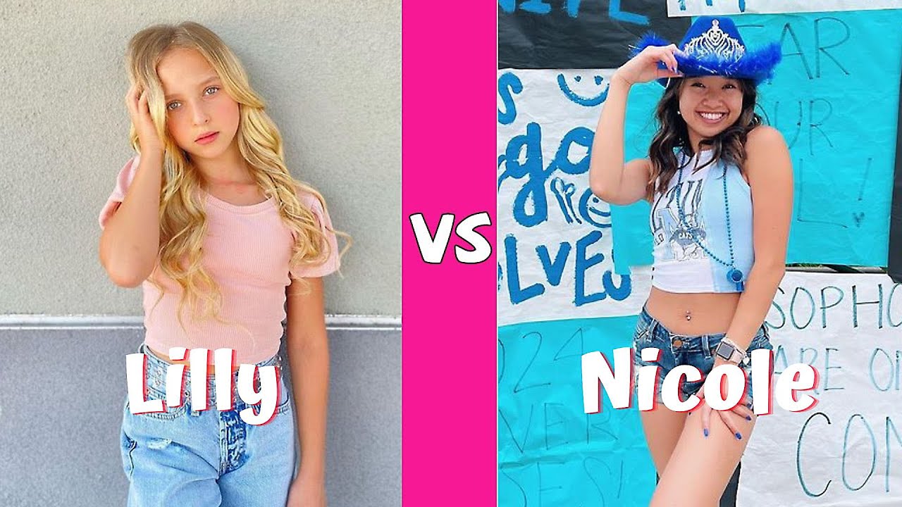 Lilly Ketchman Vs Nicole Laeno TikTok Dances Compilation - YouTube