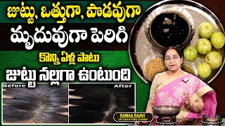 Natural Oil for Hair Growth || Get Long and Black Hair || Ramaa Raavi  Beauty Tips || SumanTv Women