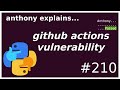 github actions vulnerability or 