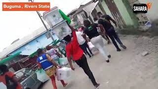 Female Corps Member In Tears As Gunmen Disrupt Elections In Rivers