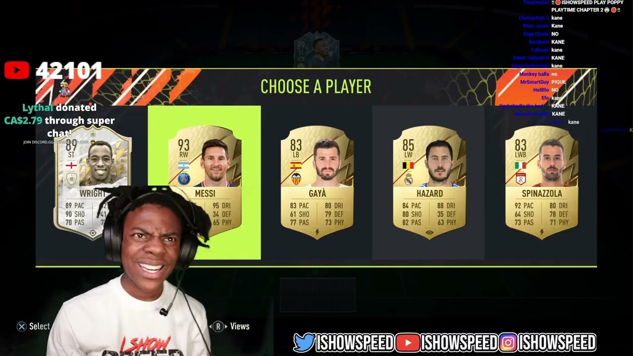 Ishowspeed Finally Packs Messi рџ ј Youtube