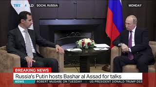 Putin hosts Syrian regime leader Assad for talks