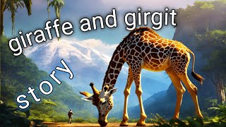 giraffe and girgit story in Hindi। जिराफ और लोमड़ी की कहानी हिंदी।