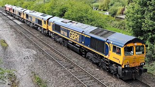 66758 and Friends 0D44 Bescot to Toton on 25th April 2024