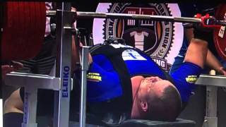 Fredrik Smulter 400kg / 882lbs bench press WORLD RECORD !!!