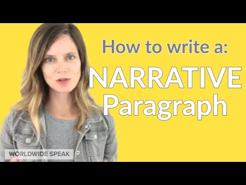 How do you write a narrative paragraph?