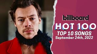 Billboard Hot 100 Songs Top 10 This Week | September 24th, 2022