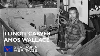 Tlingit carver Amos Wallace