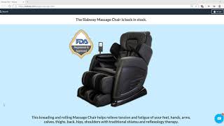 Slabway Massage Chair Reviews (are slabway massage chairs good?)