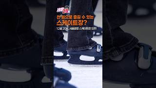 천 원으로 즐길 수 있는 스케이트장⛸️? [29초⏰서울] #스케이트장 #서울광장 #겨울