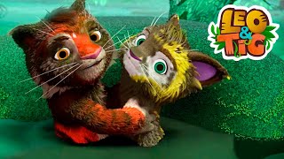 Leo and Tig 🦁 A gift from the Spirit of the taiga 🐯 Funny Family Good Animated Cartoon for Kids