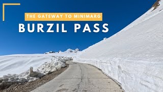 Traversing the Snowy Burzil Pass: Gateway to Minimarg and Domel, Pakistan [4K] Ultra HD