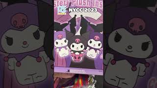 These #kuromi plushies were going for $50 and selling on ebay for $600-$700. #nycc2023 #sanrio