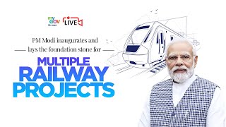 Live: PM Modi Inaugurates New Railway Projects Across India