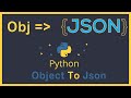 How To Convert Python Object To Json Data