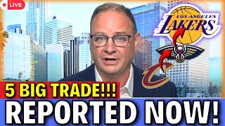 🔥 CONFIRMED NOW! LAKERS SHAKE THE NBA WITH 5 MAJOR TRADES! TODAY'S LAKERS NEWS