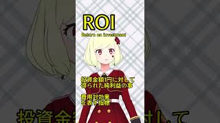 【字幕】ROI | 60秒でIT用語速習