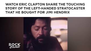 Eric Clapton remembers a left-handed Strat that he was never able to gift to Jimi Hendrix