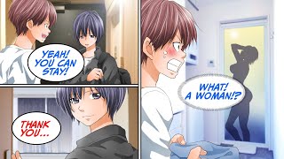 [Manga Dub] A guy friend was fired from his job and had no place to live [RomCom]