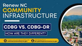 Community Infrastructure Program: Differences - CDBG vs CDBG-DR?