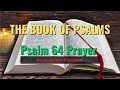 Psalm 64: Prayer For Protection