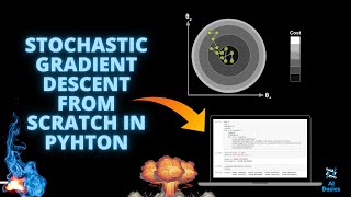 Stochastic gradient descent code from scratch in python