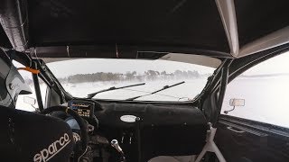 ONBOARD - ICE-RACING WITH HUGE SPIKE TIRES! - Isracing Långnabb Supercar Lites