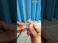 Cara memasang kabel pada colokan steker listrik | Memasang kabel steker #shorts