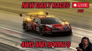 Live: Gran Turismo 7 - Sprint or 4wd Daily Races!  - Road to 500 Subscribers