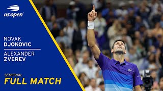 Novak Djokovic vs Alexander Zverev Full Match | 2021 US Open Semifinal