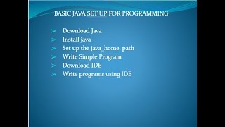JAVA Tutorials How to install JDK part1