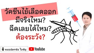 วัคซีนไข้เลือดออก ฉีดอย่างไร ใครต้องฉีด #ไข้เลือดออก #วัคซีนไข้เลือดออก #denguevaccine