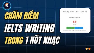 CHẤM ĐIỂM IELTS WRITING TRONG 1 NỐT NHẠC VỚI PHÒNG THI ẢO IELTS SPARTA