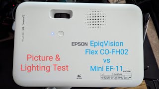 Epson EpiqVision Flex CO FH02 \u0026 Mini EF 11 Picture Quality Tests