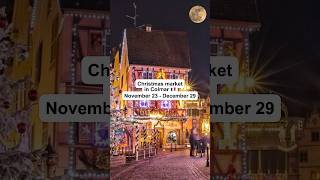 Christmas market in Colmar 🇫🇷         #shorts #travel #christmas #christmasmarket #colmar #France