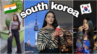 🇰🇷Indian in Korea | CVS food challenge at Namsan Tower | must visit places in Korea