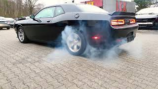 Dodge Challenger GT RWD 2019 burnout! 3.6 V6 305HP |1080p60fps| palenie gumy!