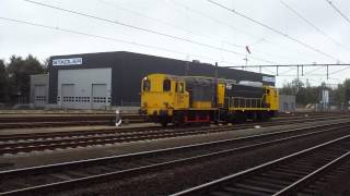 2 Oldtimer Diesel Locomotives Former NS dutch Railways,Class 600+2200