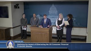 Press Conference: Outlining the Impact of Eliminating the US Consumer Financial Protection Bureau