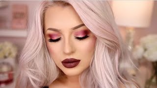 Fall Cranberry Smokey Eye Using Affordable Eyeshadows