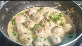 Chicken Malai Kofta gravy |  Malai Kofta with white Gravy | Creamy Rich Malai Kofta Recipe.