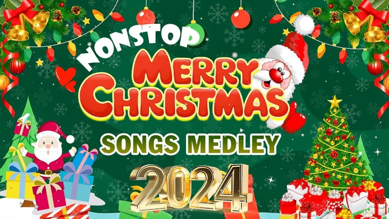 Merry Christmas 2024 🎄 Nonstop Christmas Songs Medley 2024 🔔 Best ...