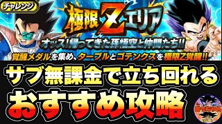 ︎【ドッカンバトル#993】極限Zエリア　ゴテンクスとターブルのステージの攻略立ち回り。【Dragon Ball Z Dokkan Battle】