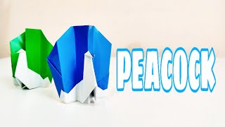 How to Make an Origami Peacock Easy Step by Step