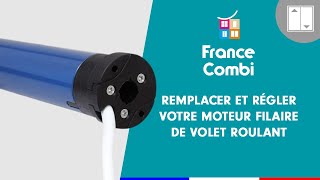 Remplacement moteur volet roulant filaire