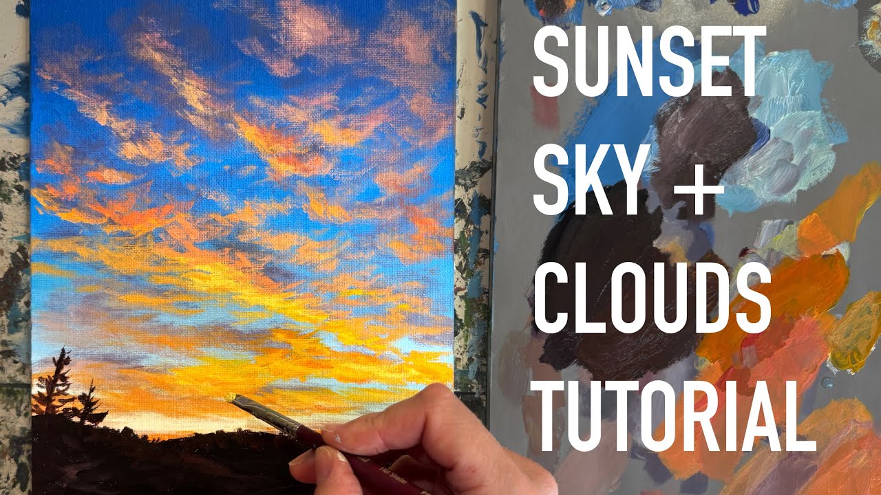 How To Draw Clouds Sunset