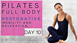 Full Body PILATES Stretching Workout | 10-Day Pilates Challenge
